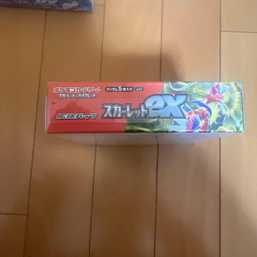ポケモンカードスカーレットexシュリンク付き1 BOX