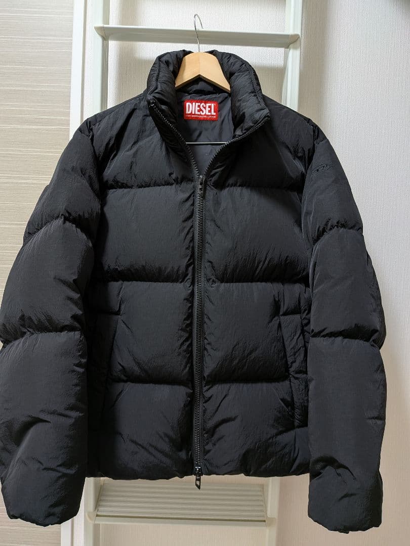 【12日まで】24-25年モデル　DIESEL ダウンジャケット/46/ブラック