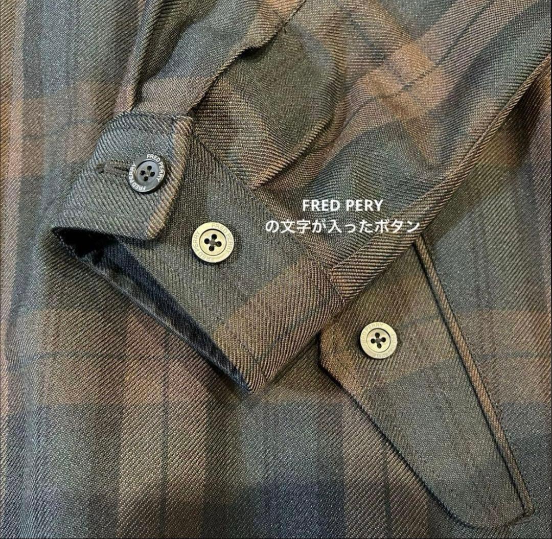 フレッドペリー Fredperry チェック　ハリントンジャケット
