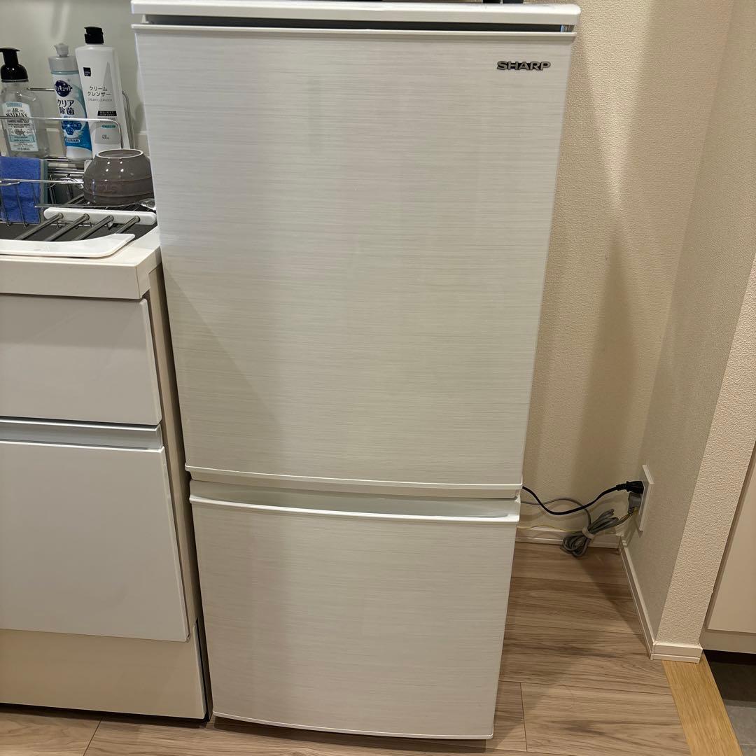 【9/3-4発送予定】SHARP 冷蔵庫 SJ-D14E-W