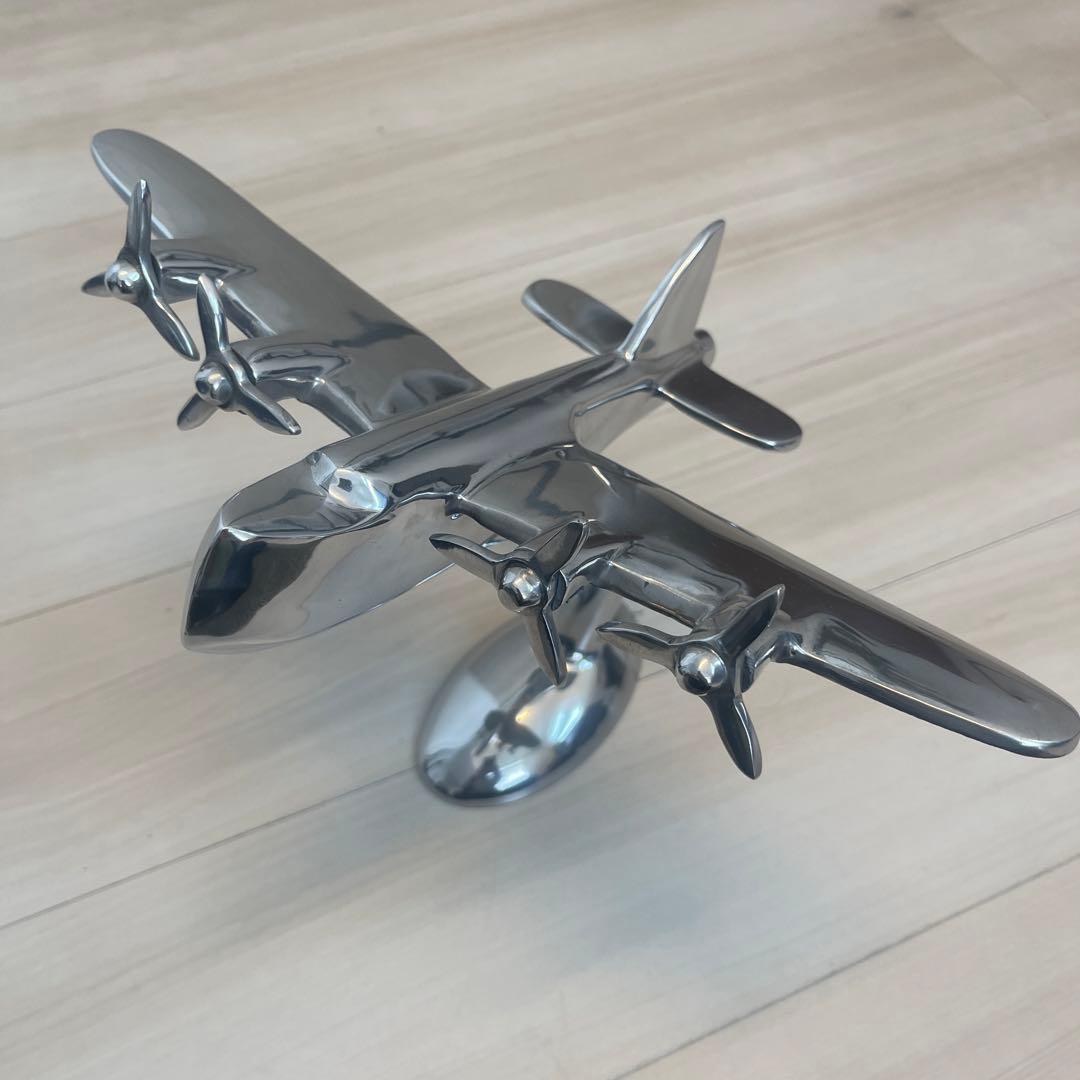 KEN■ビンテージ■ボーイング B17 プレーン軍用機 アルミ 158 ⑭