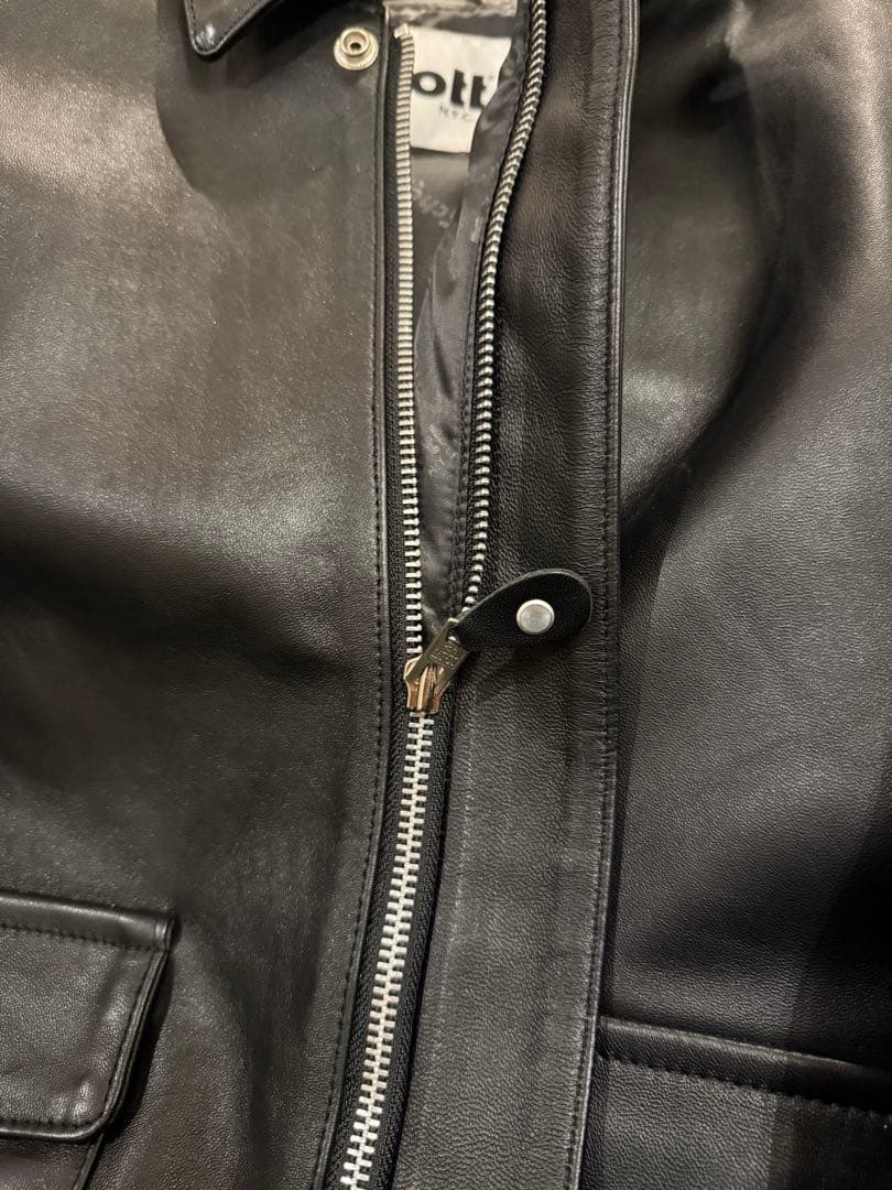 値下BEAUTY&YOUTH別注Schott A2 ジャケット M ブラック