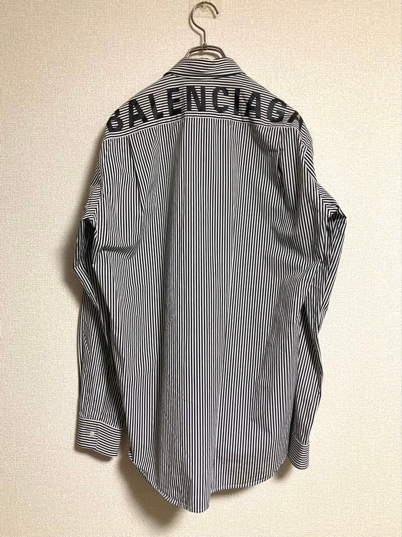 BALENCIAGA バレンシアガ バックロゴ シャツ