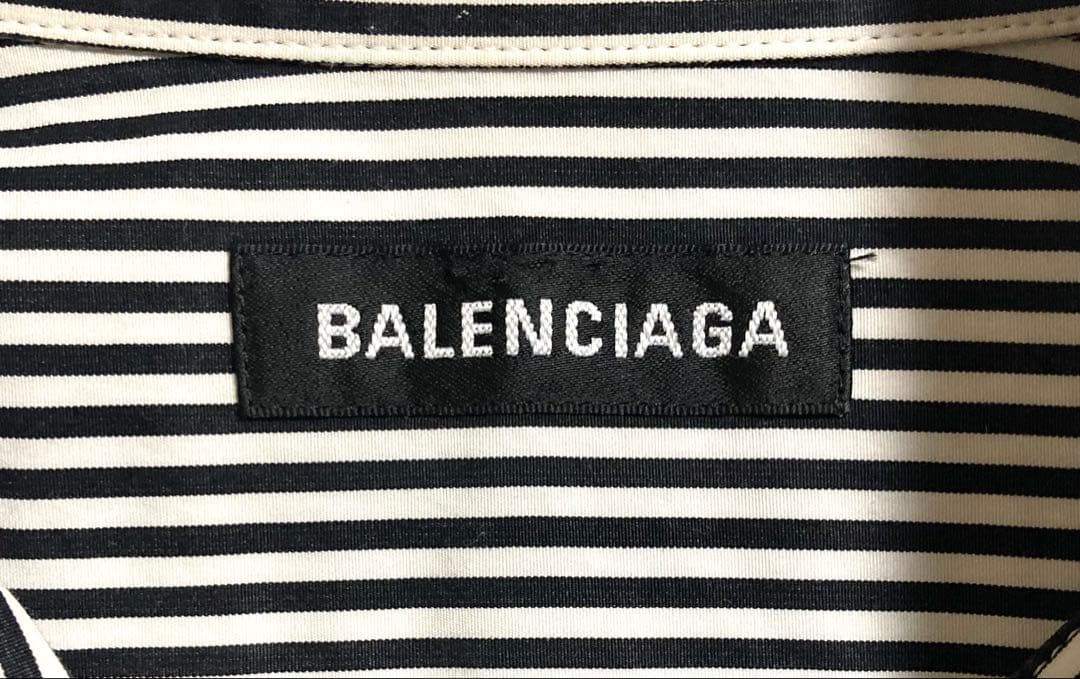 BALENCIAGA バレンシアガ バックロゴ シャツ