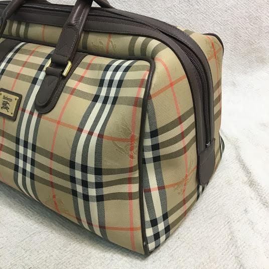 Burberrys バーバリー ボストン チェック柄 旅行鞄