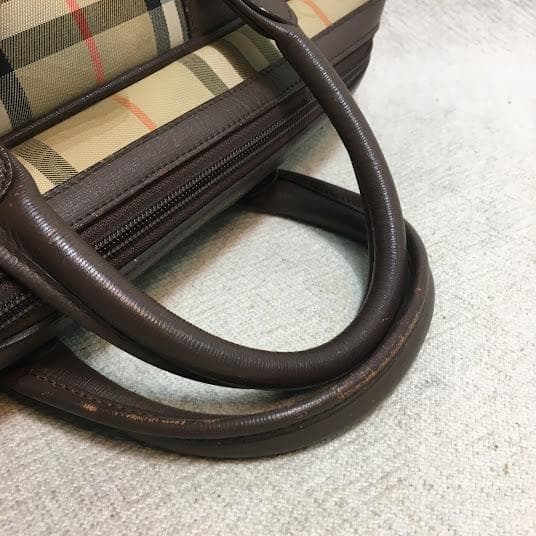 Burberrys バーバリー ボストン チェック柄 旅行鞄