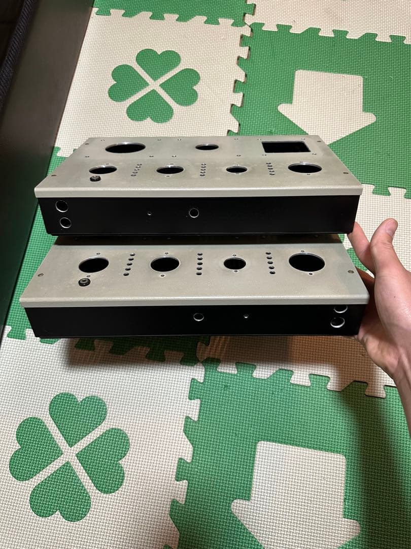 真空管アンプ シャーシ 2 個 MONO BLOCK ペア