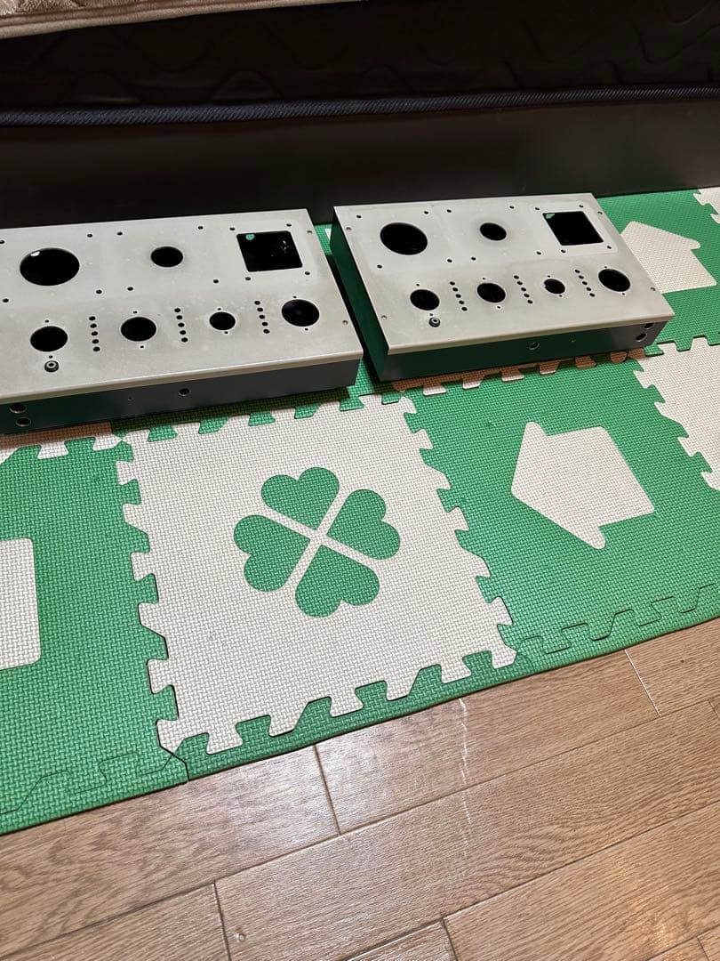 真空管アンプ シャーシ 2 個 MONO BLOCK ペア