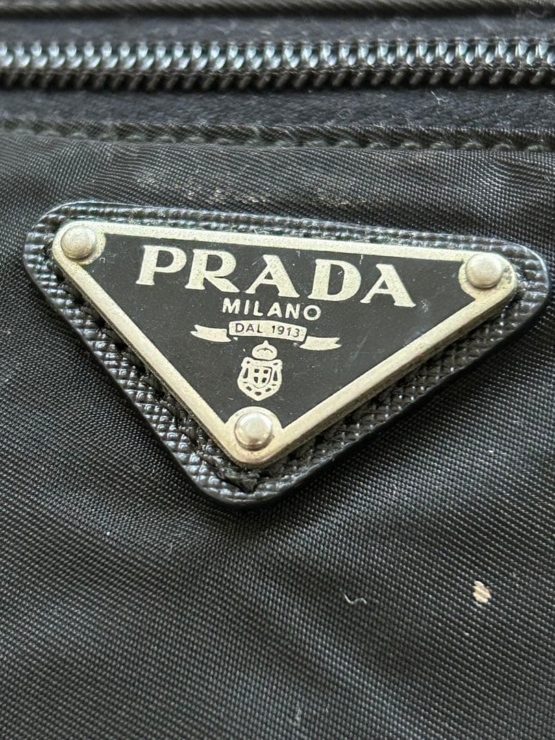 ジ*K様 PRADA ブラック ナイロン ポーチ
