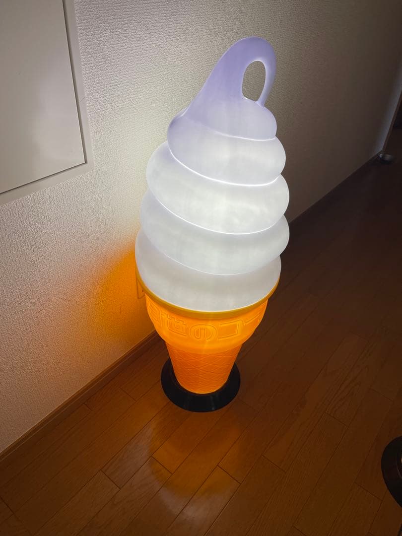 【ランプ点灯型】ソフトクリームディスプレー看板
