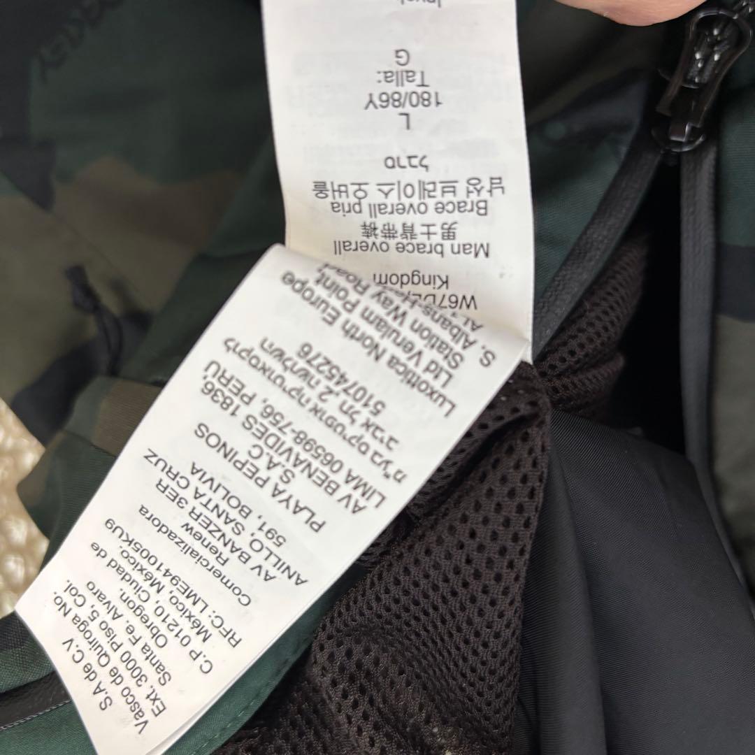 美品　オークリーOakley ビブパンツ　迷彩柄 XLスノーボードウェア　スキー