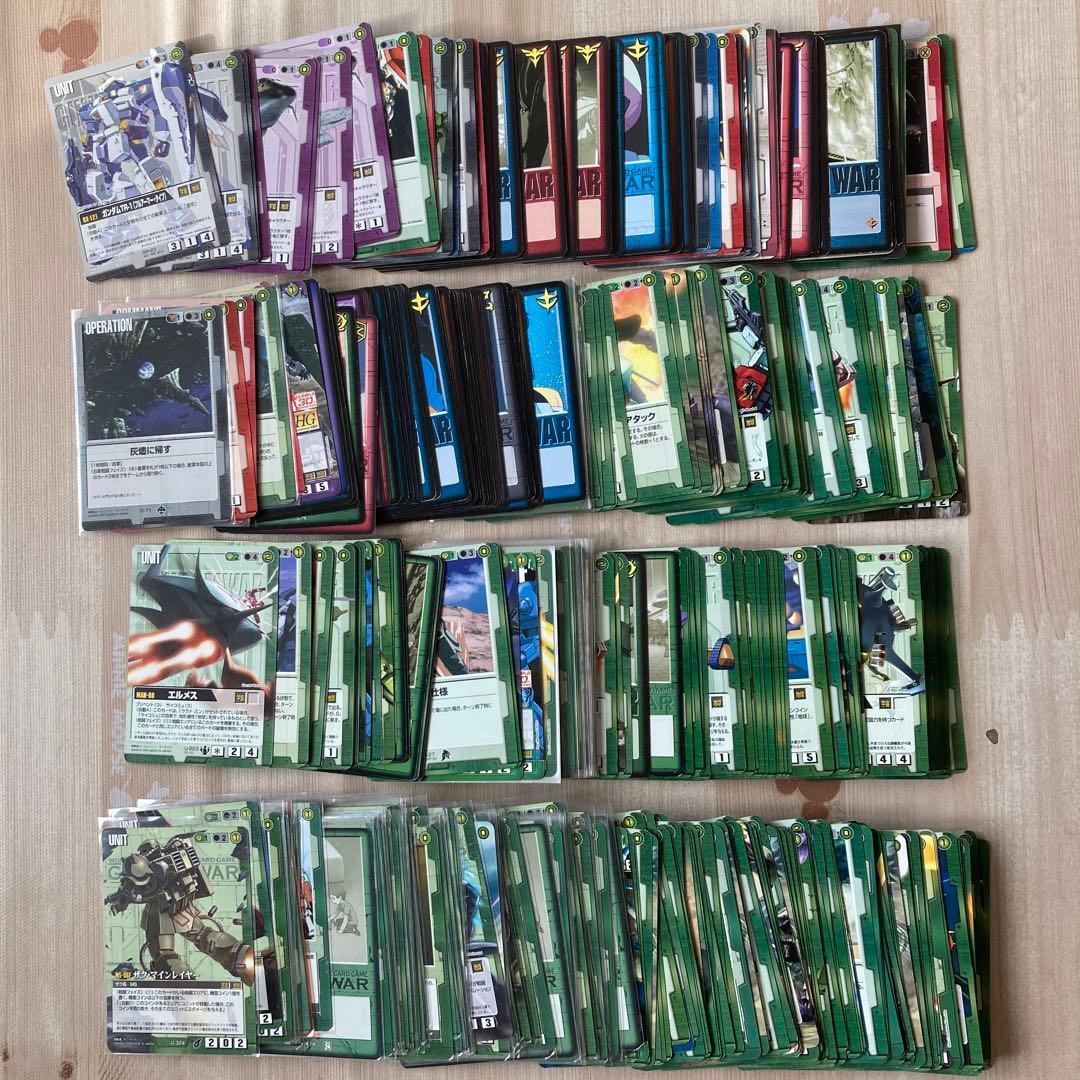 ガンダムウォー　トレーディングカード 3,400枚 まとめ売り
