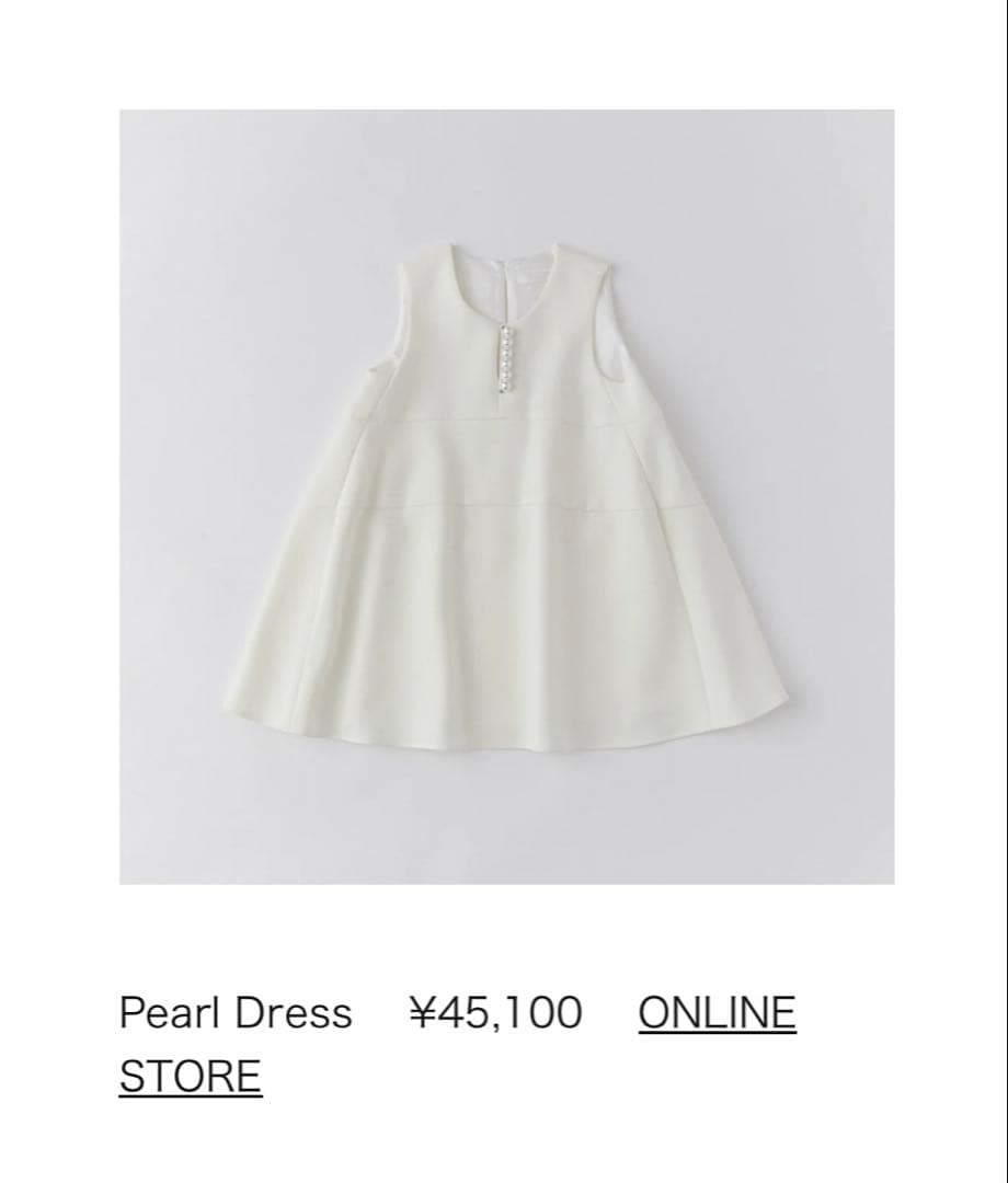 ヨーコチャン プチ　yoko chan petit パールドレス ネイビー L