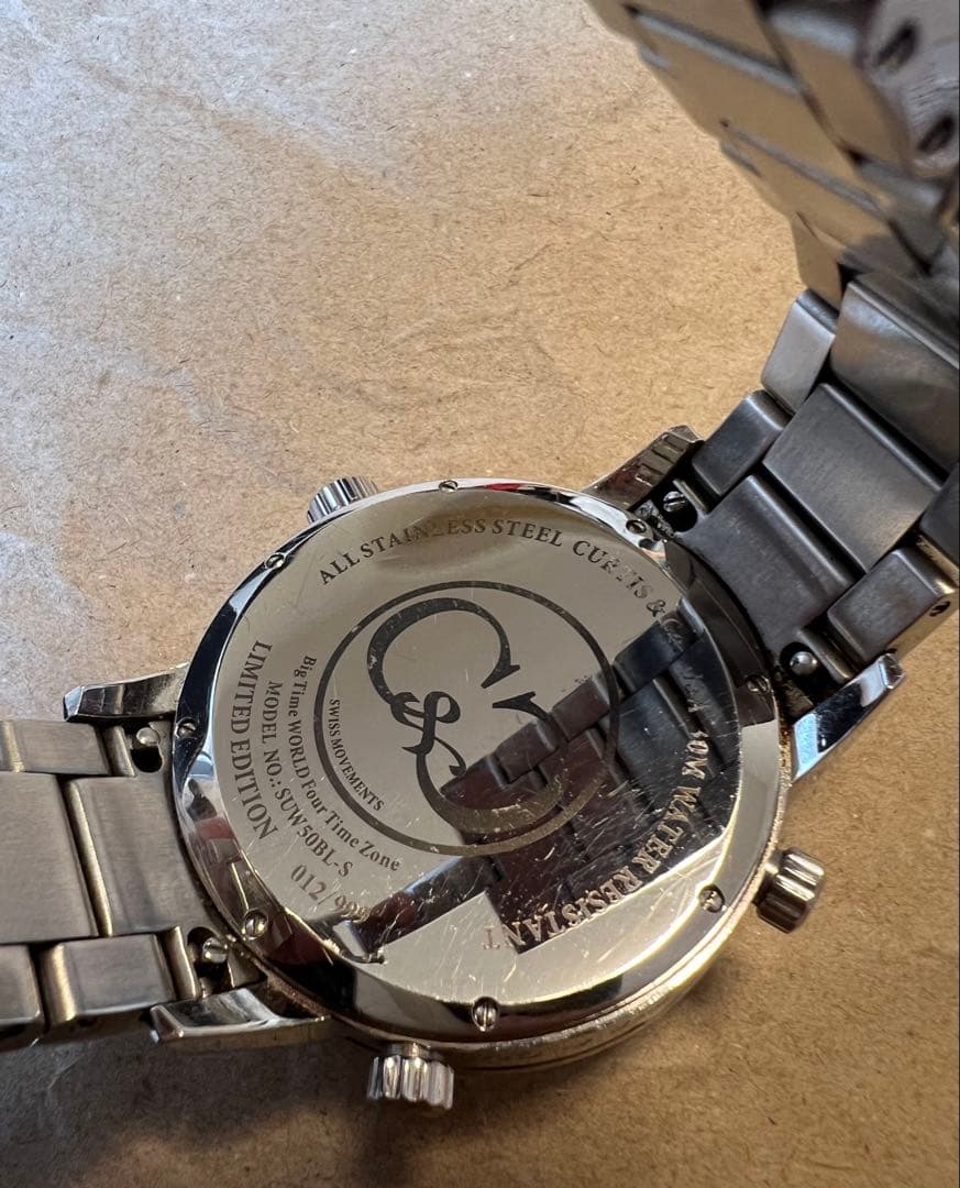 ★CURTIS＆CO★ カーティス　腕時計　50㎜　ステンレスベルト