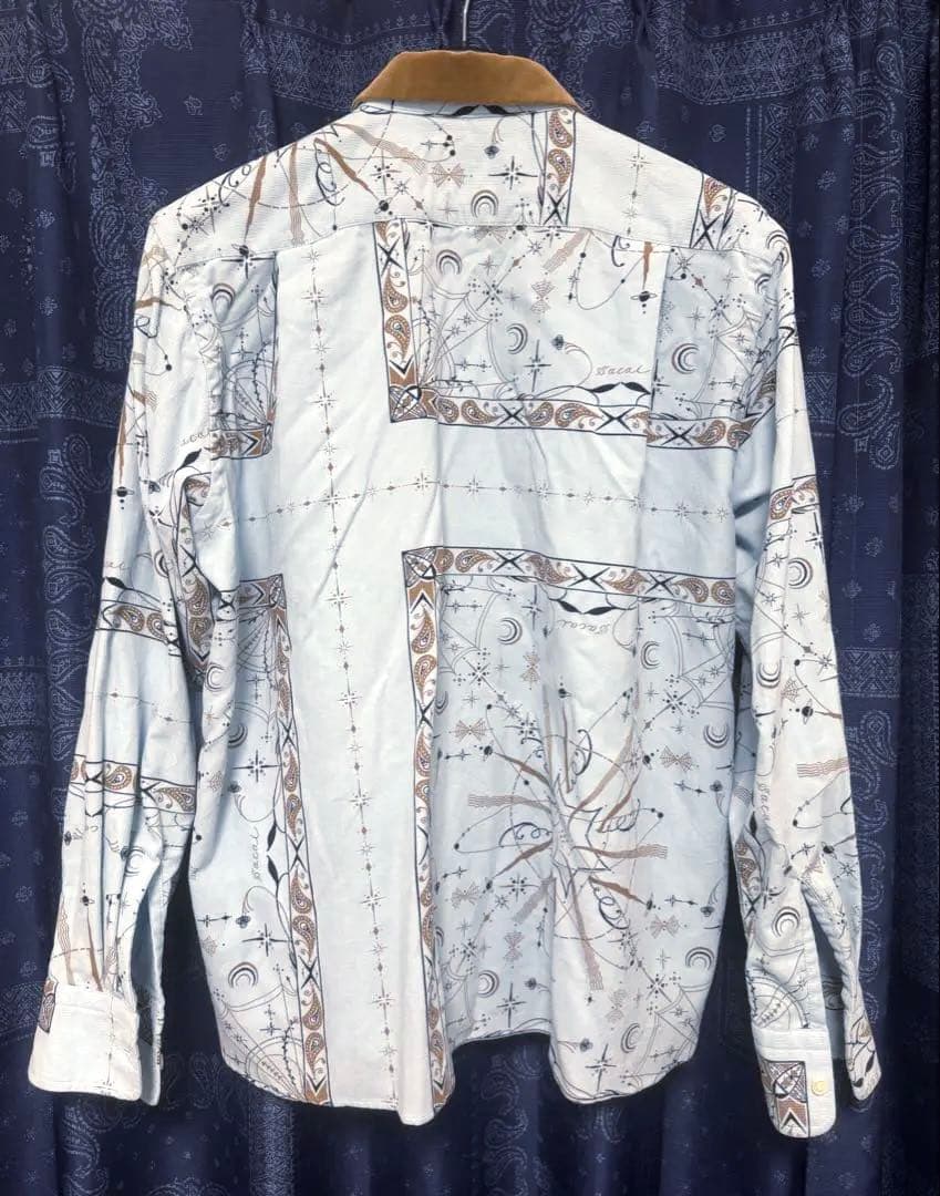 sacai Dr.Woo バンダナ柄 シャツ サカイ シャツジャケット コラボ
