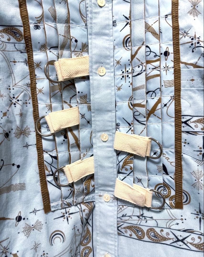 sacai Dr.Woo バンダナ柄 シャツ サカイ シャツジャケット コラボ