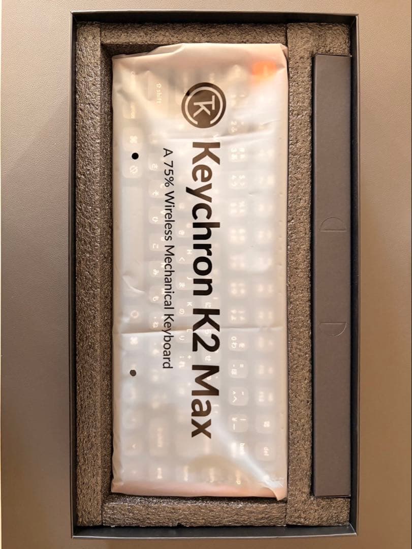 Keychron K2 MAXワイヤレスメカニカルキーボード　バナナ軸JIS配列