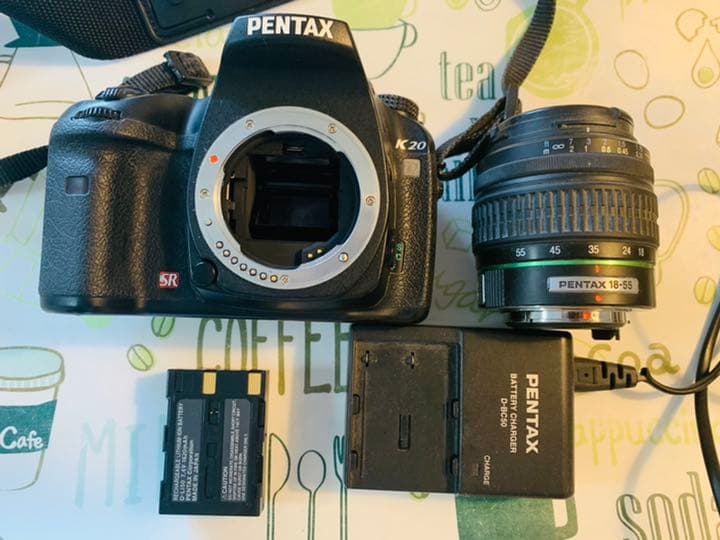 pentax k20 + 18-55mmレンズ（クラシック）