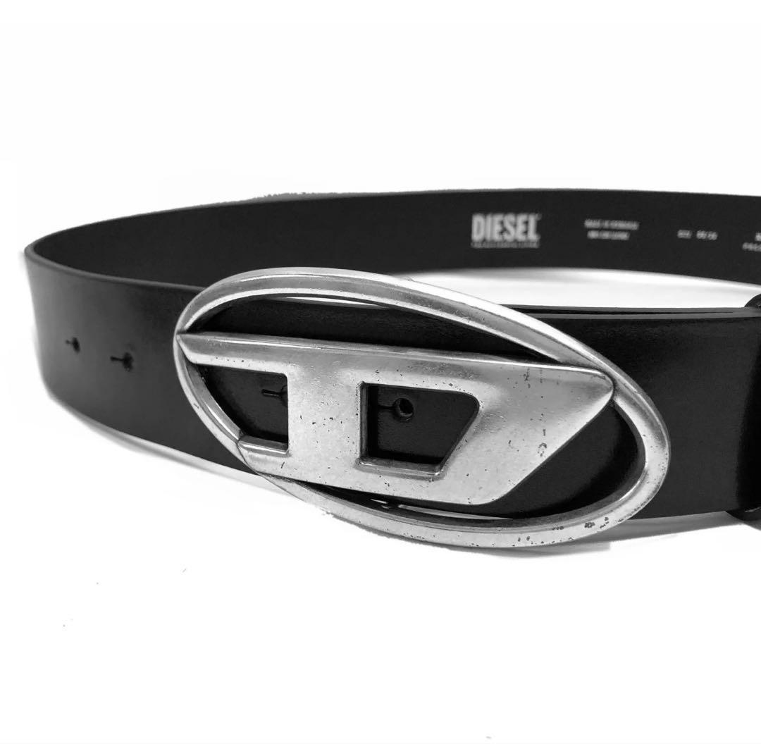 こ*じ様 DIESEL ブラックレザーベルト
