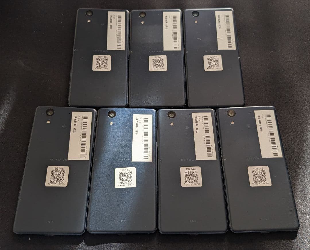 【中古】富士通 arrows NX F-01K 7台セット（その４）