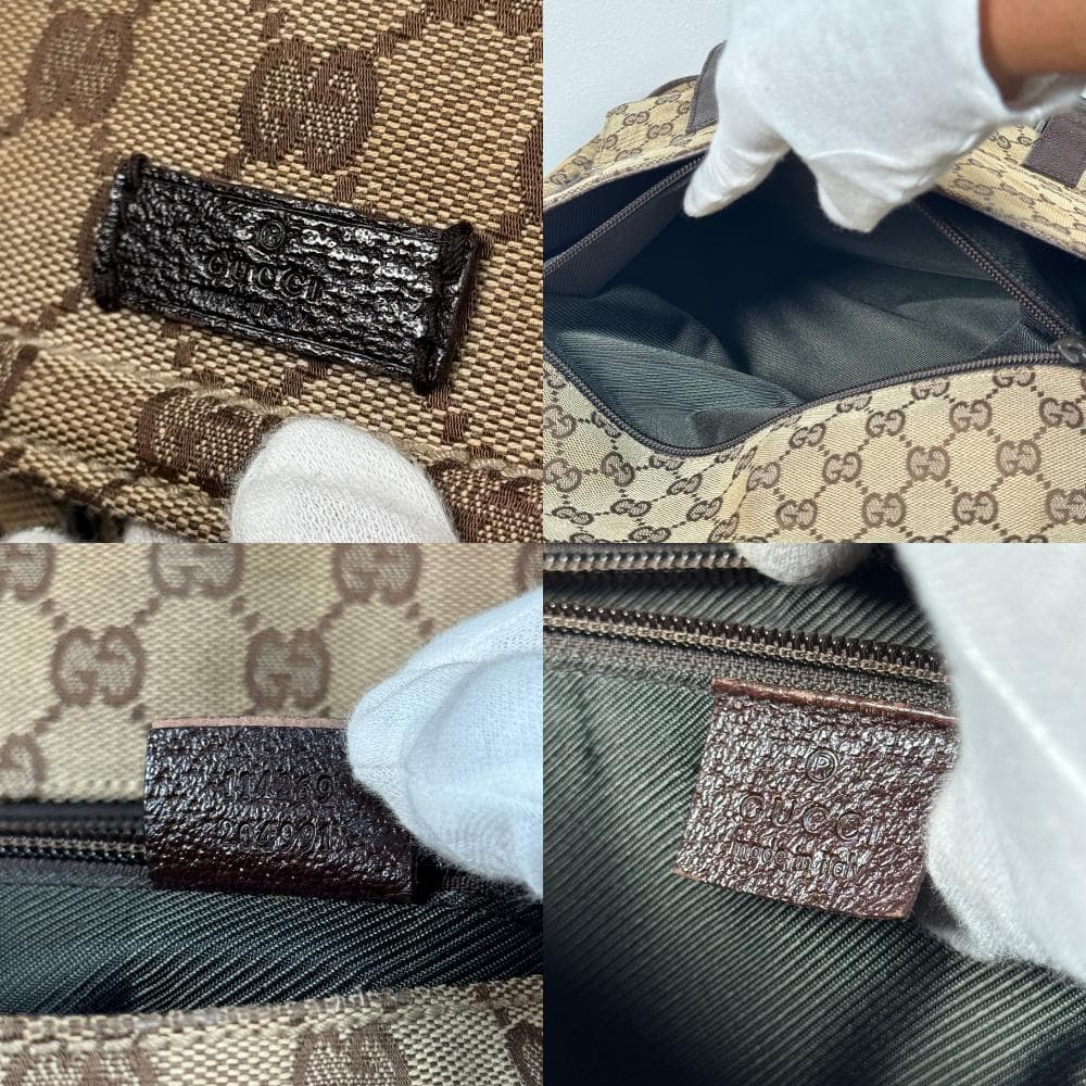 ち*ち様 【訳あり出品】GUCCI GG柄 メッセンジャーバッグ 114269