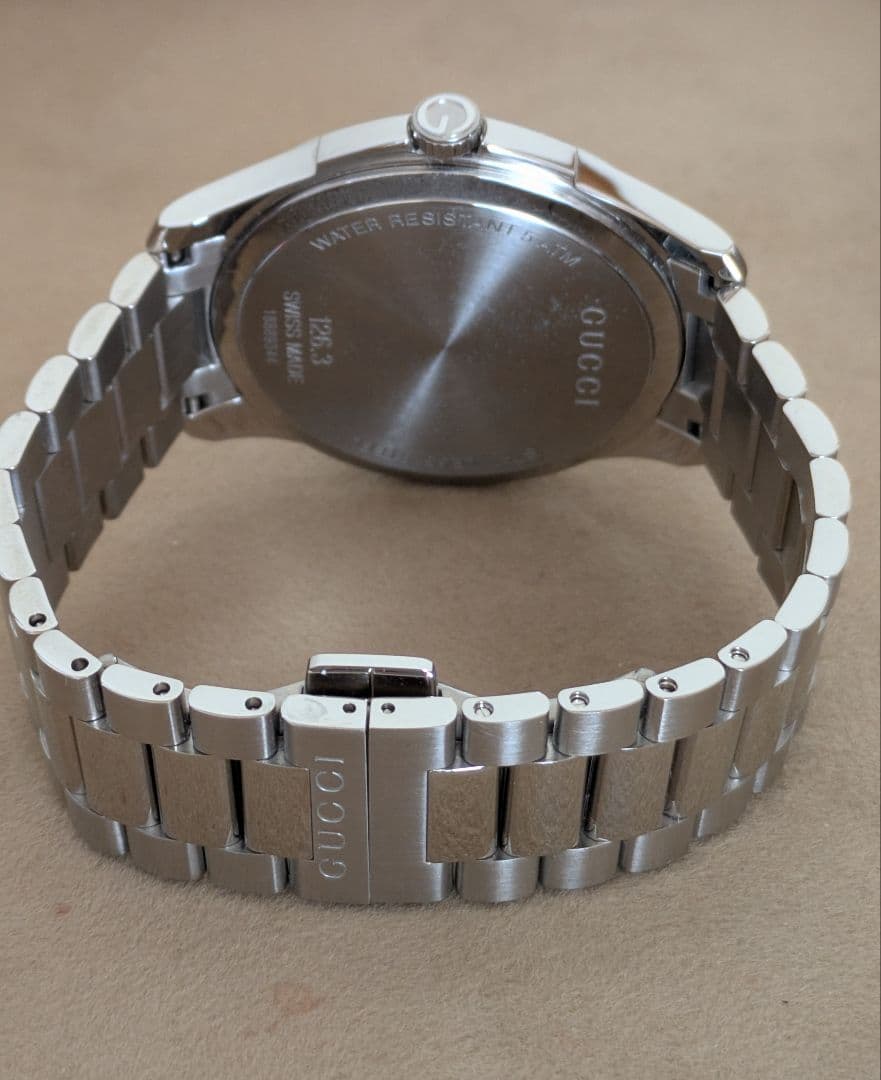 【美品】GUCCIタイムレスターコイズブルー腕時計ペア2本