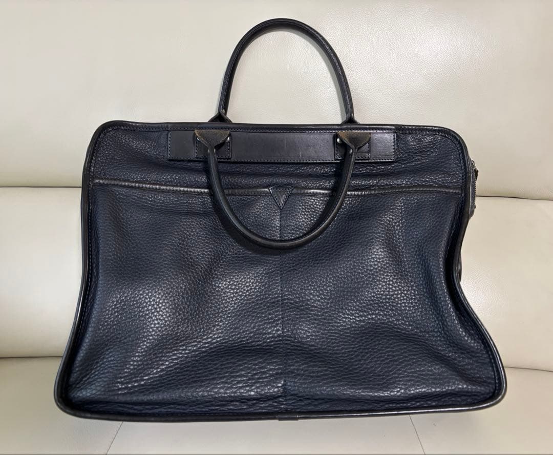 【美品】Felisi8637/2 シュリンクレザー ブリーフケース イタリア製