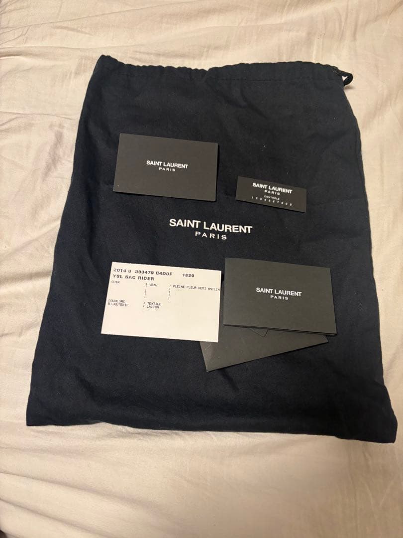 美品 SAINT LAURENT ライダース バケットバッグ　サンローランパリ