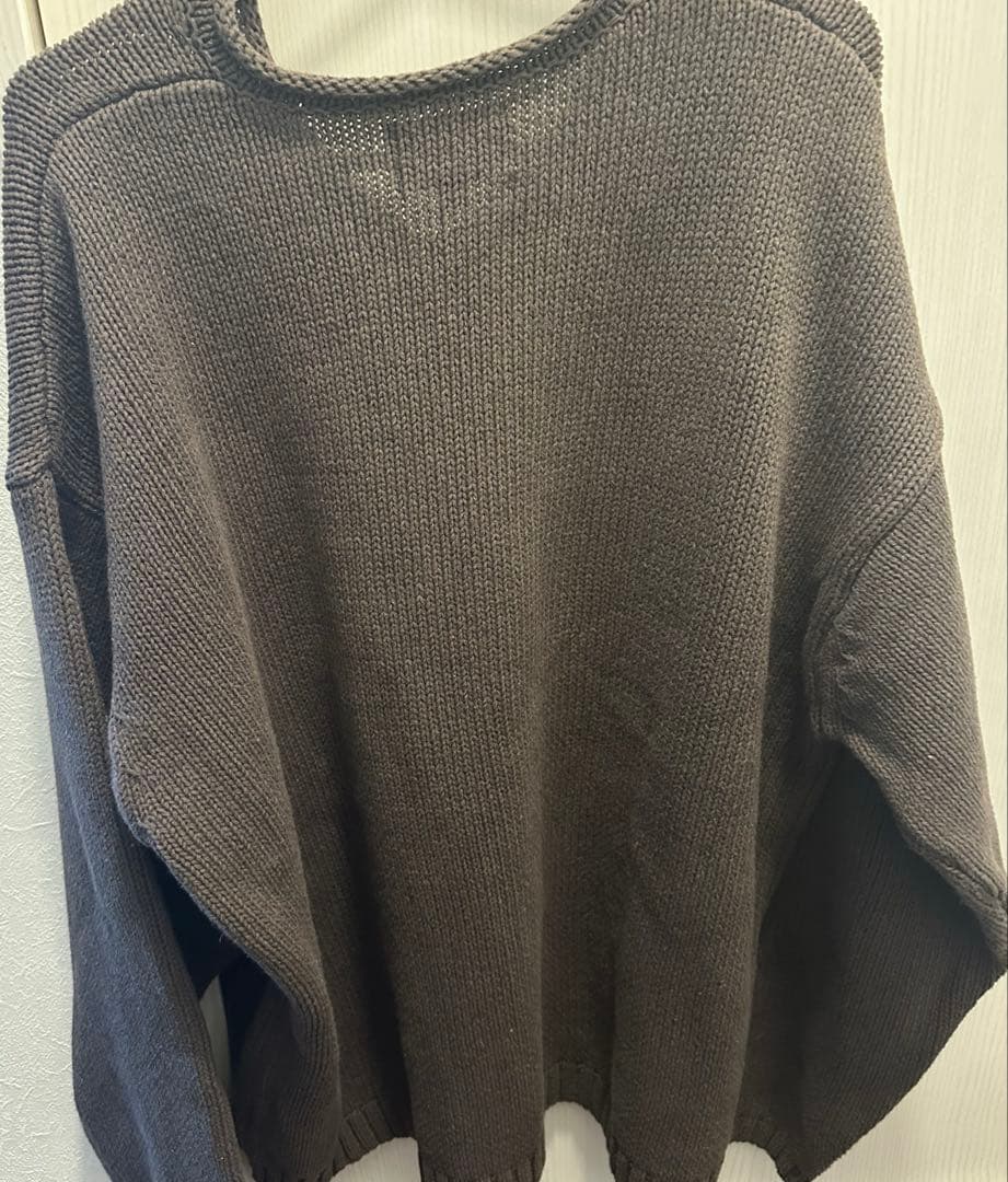 【新品希少】stussy ブラウン ニットセーター