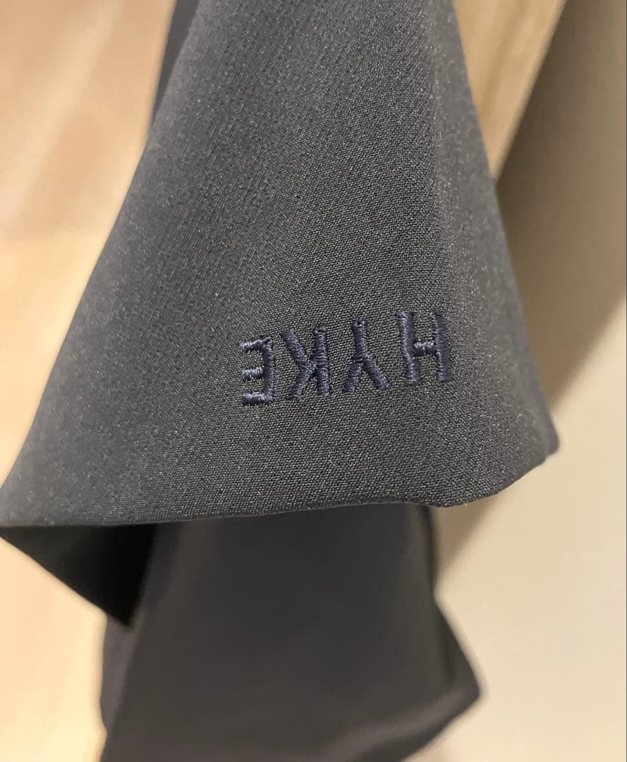 HYKE 長袖ブラウス　NAVY