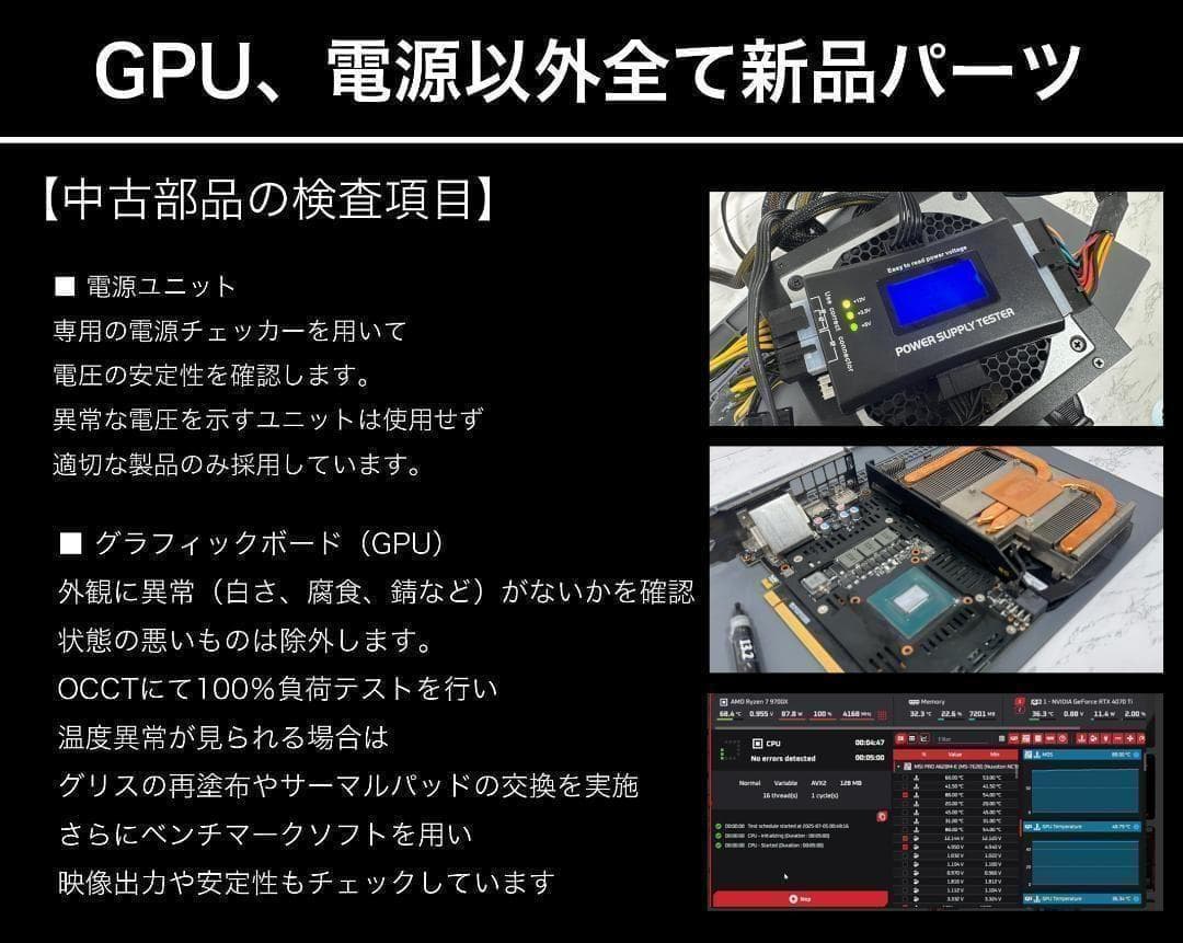【即納激安ホワイトモデル】RTX3060搭載ゲーミングPCフルセット✨R7