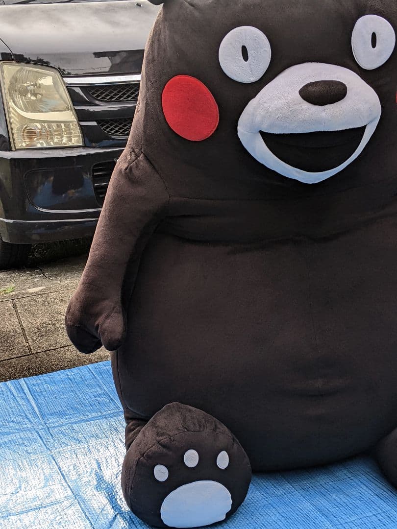 ★手渡し限定★　くまモン　巨ぐるみー　いちばん大きい　スーパージャンボ　超特大