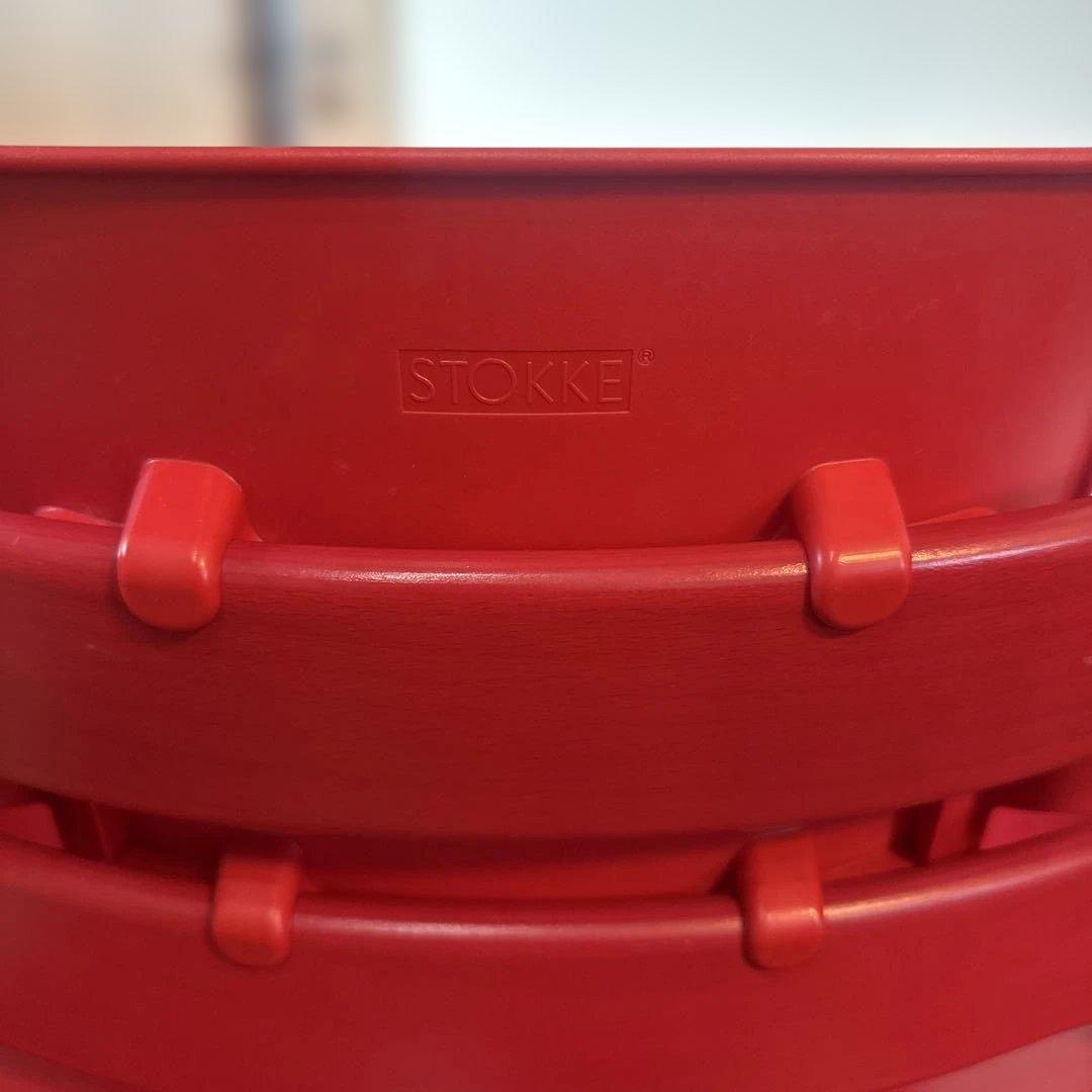 良品　ストッケ　トリップトラップ　ベビーチェア　レッド　シリアルナンバー3