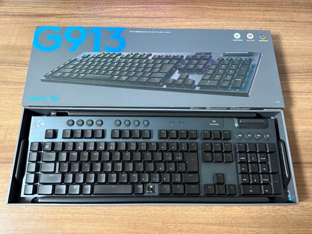 ジャンク Logicool G913 リニア 赤軸 ゲーミング キーボード