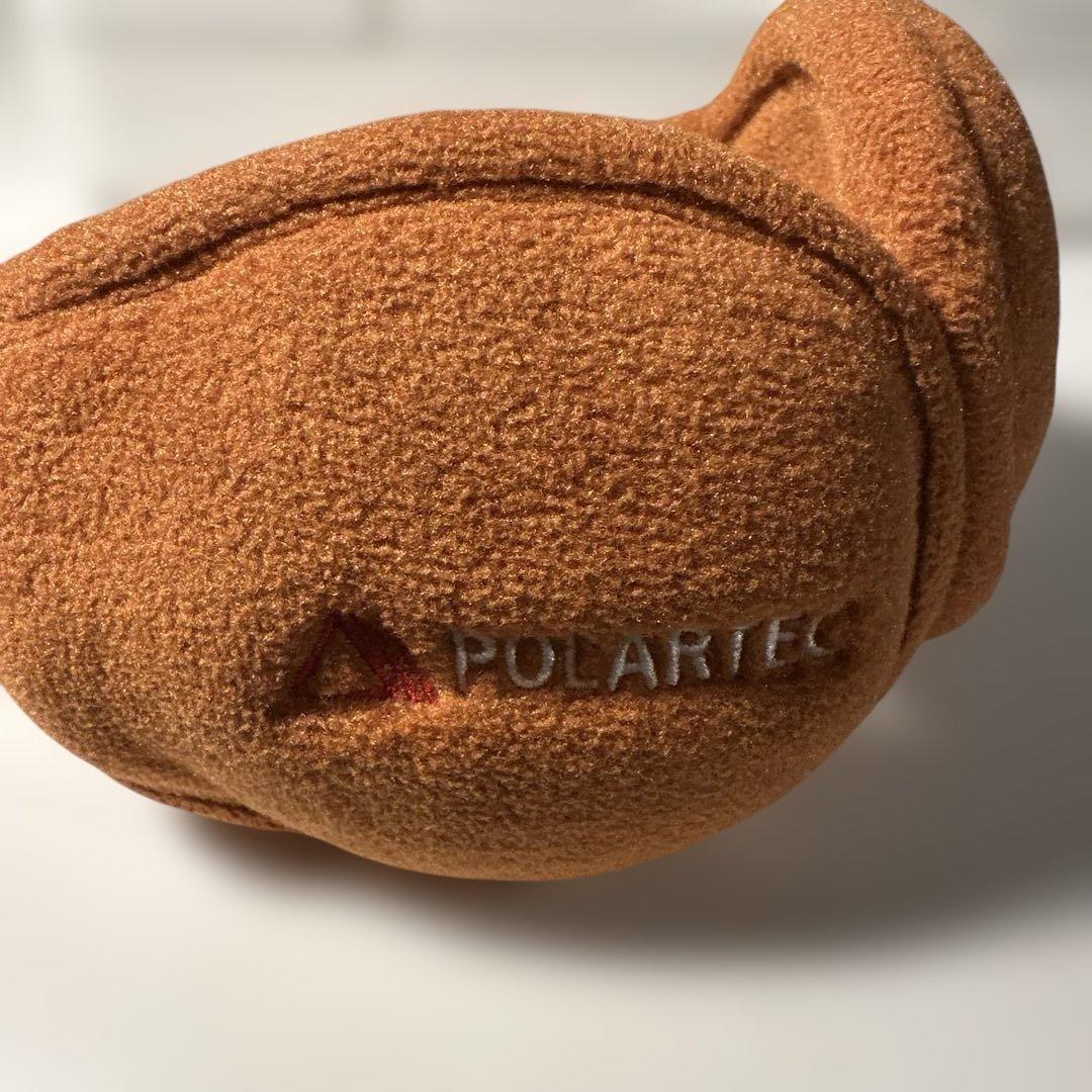 palace x polartec earwarmer オレンジ