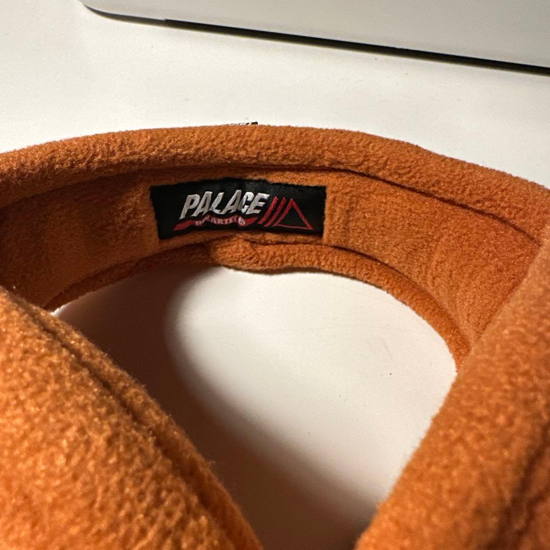 palace x polartec earwarmer オレンジ
