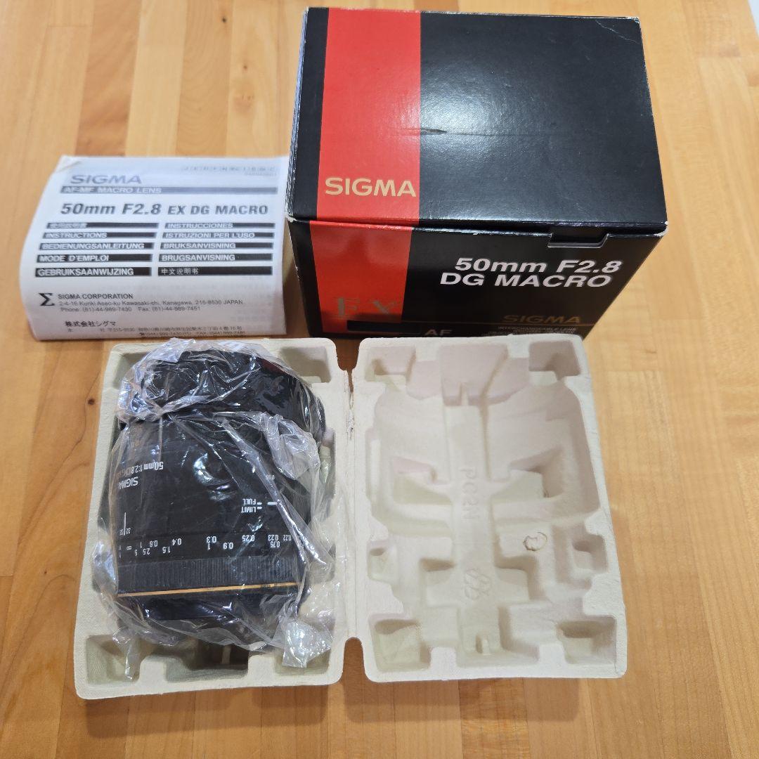 シグマSIGMA50mm F2.8 DG EX MACROニコン用