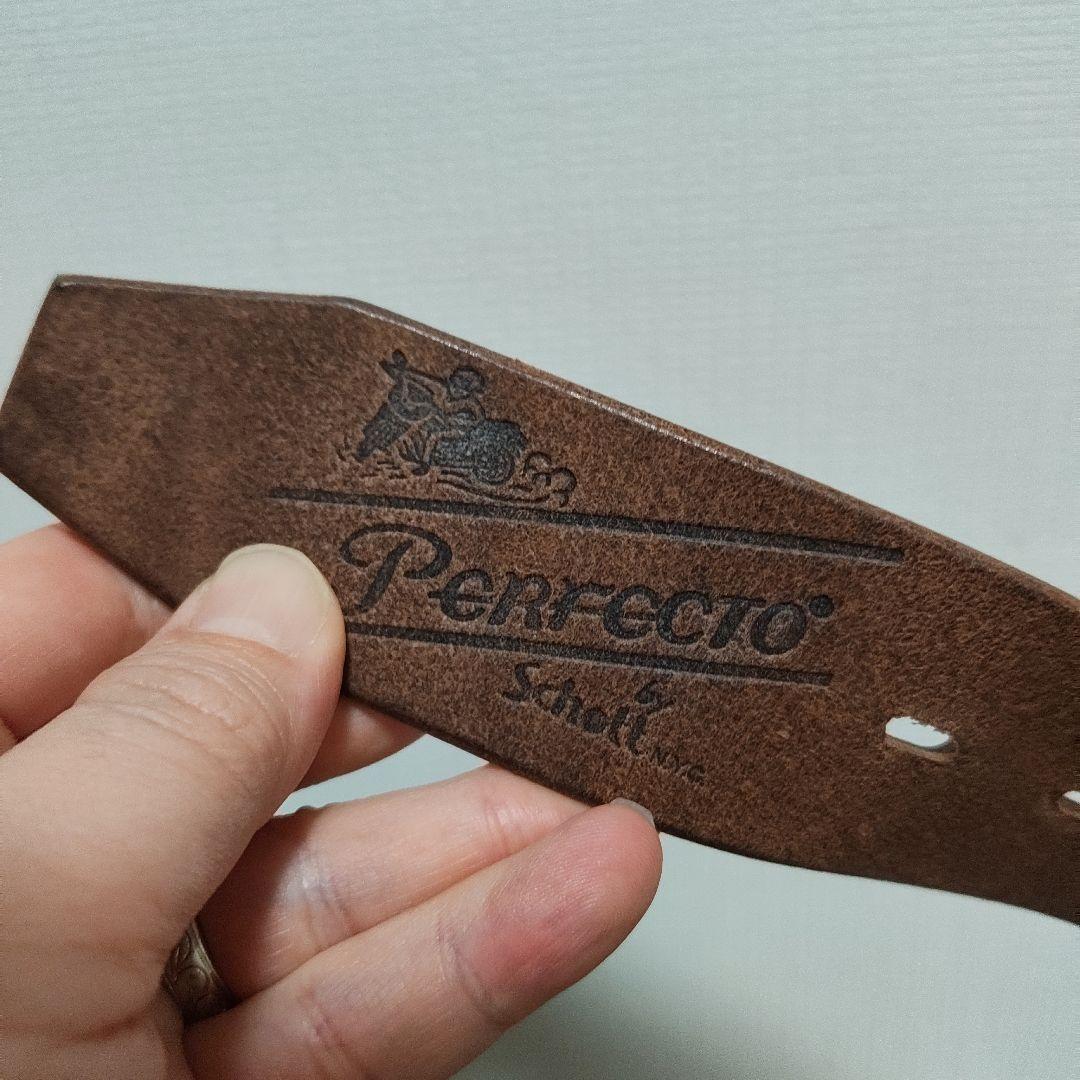 Schott Bros. レザーベルト ブラック 32 日本製 牛革 タグ箱付き