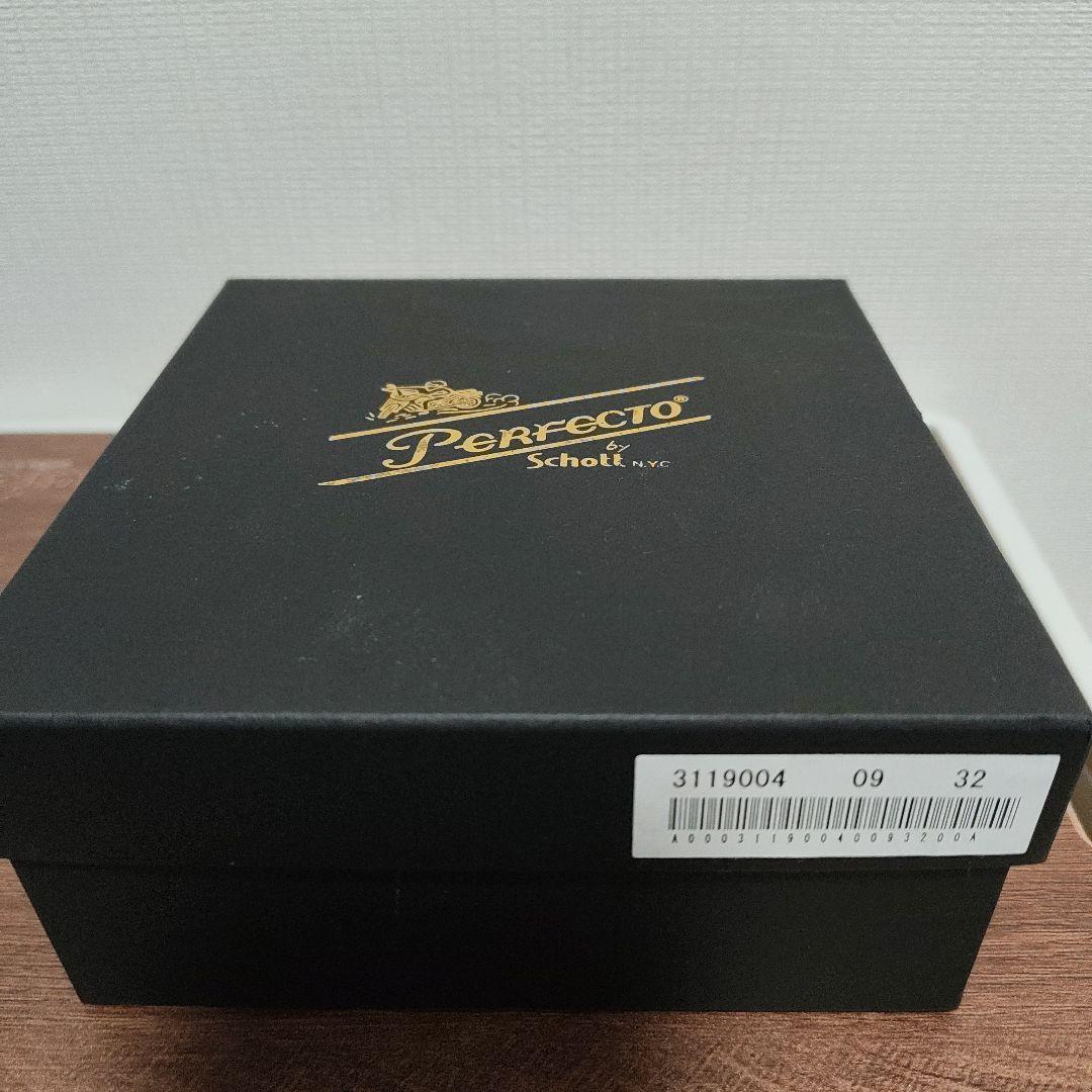 Schott Bros. レザーベルト ブラック 32 日本製 牛革 タグ箱付き
