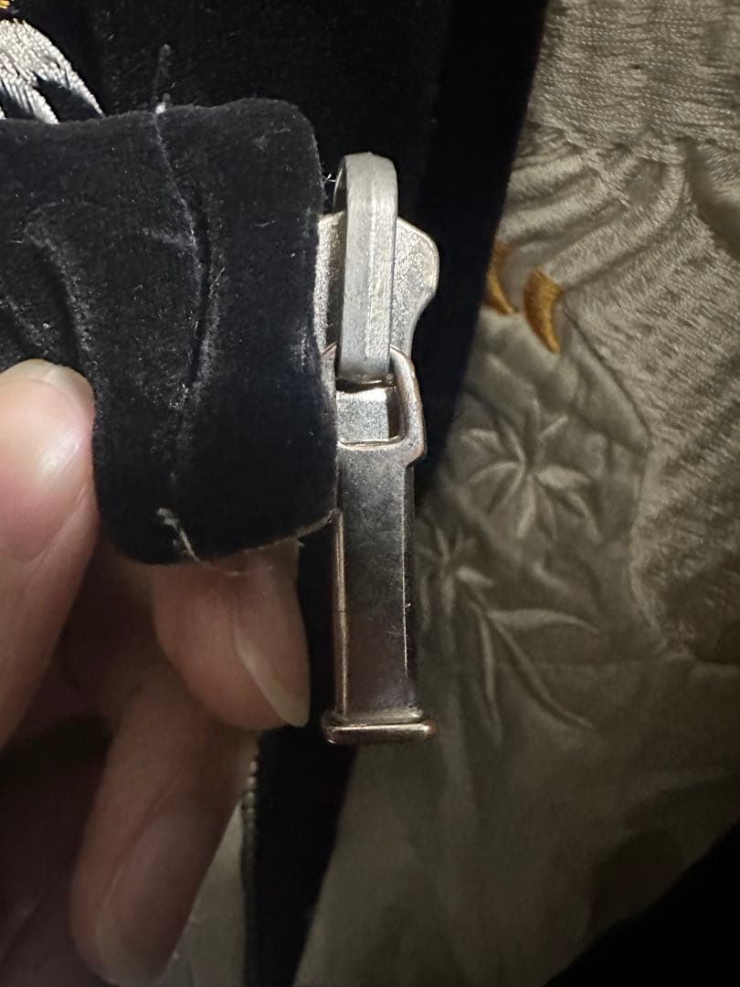 vintage リバーシブルスカジャン ブラック別珍