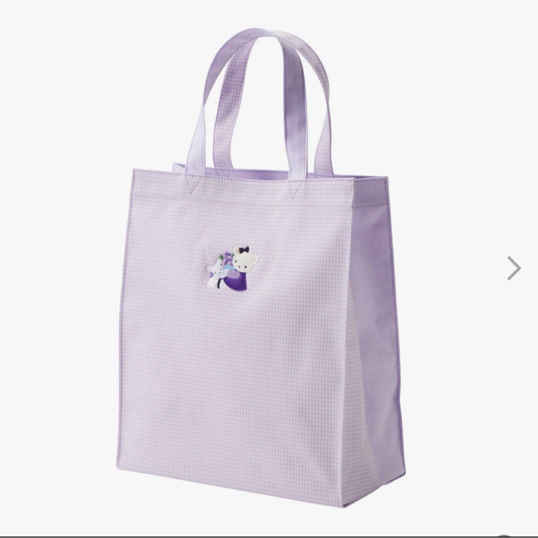 ファミリア　トートバッグ　宝塚限定　パープル　紫