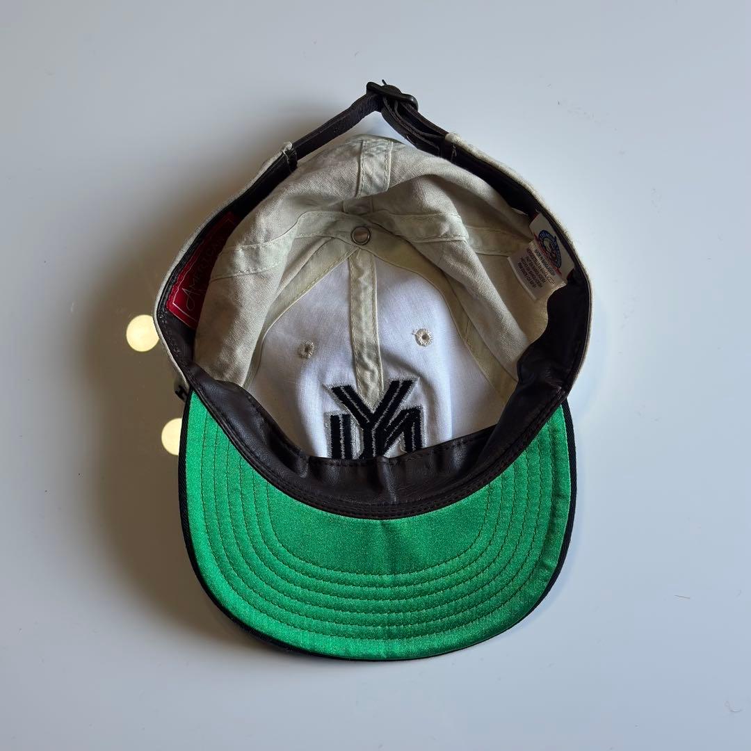 美品 アメリカンニードル ベースボールキャップ NY 刺繍 ロゴ