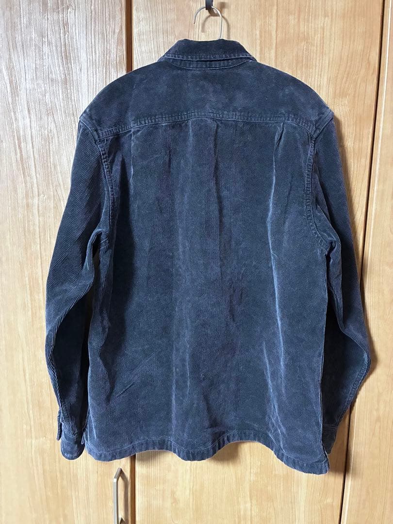 トップス Supreme washed corduroy zip up shirt M