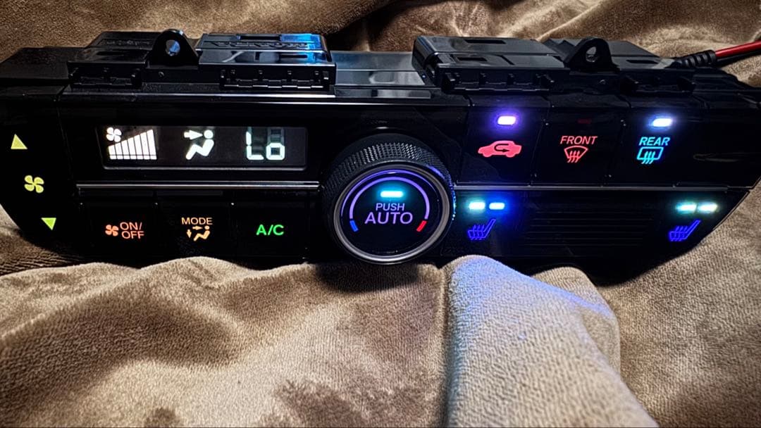 jf3 N-BOX Nボックス カスタム　エアコンスイッチパネル レインボー