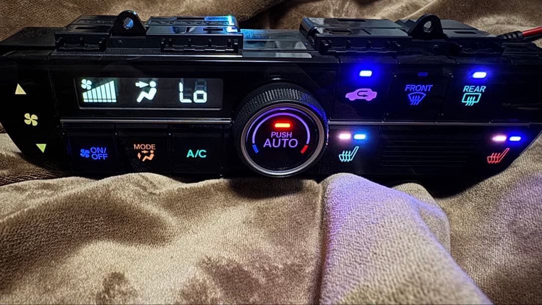 jf3 N-BOX Nボックス カスタム　エアコンスイッチパネル レインボー