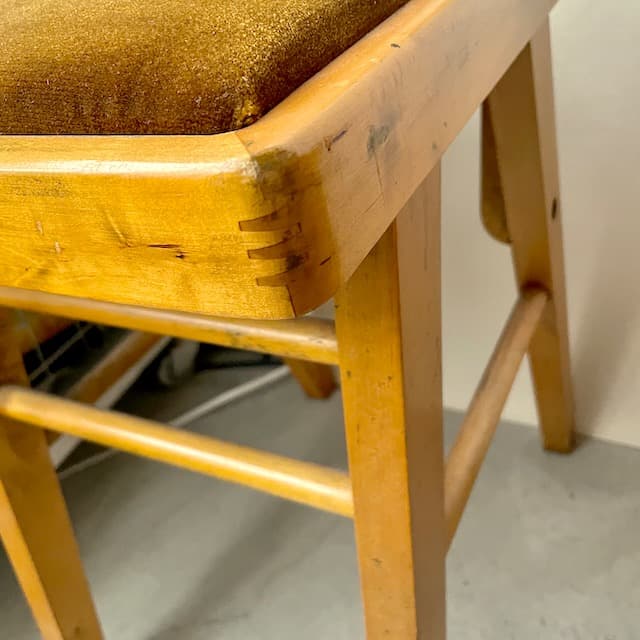 木製アンティークチェア 昭和レトロ