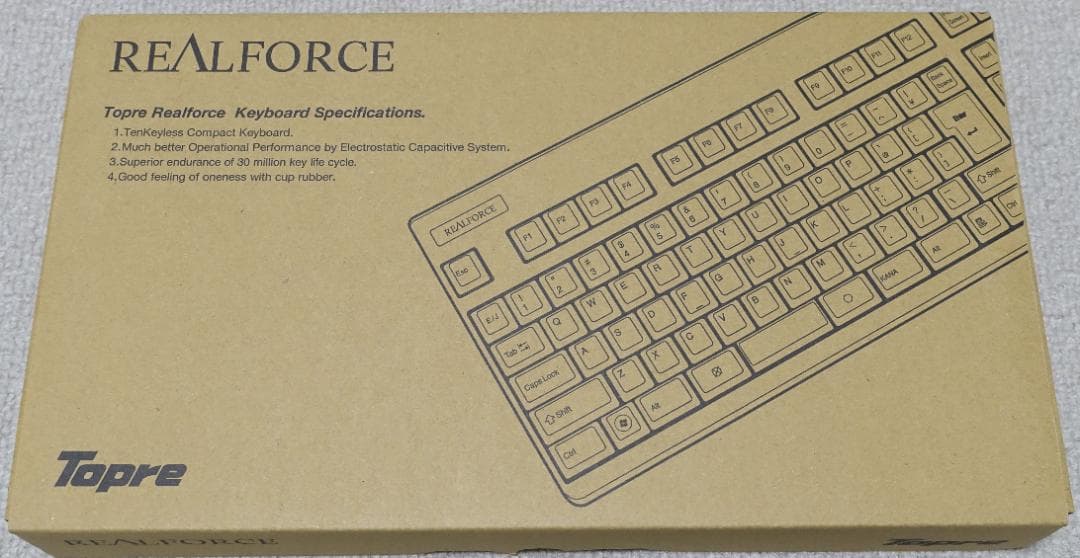 Topre REALFORCE 91UBK-S 日本語キーボード 変荷重 静音