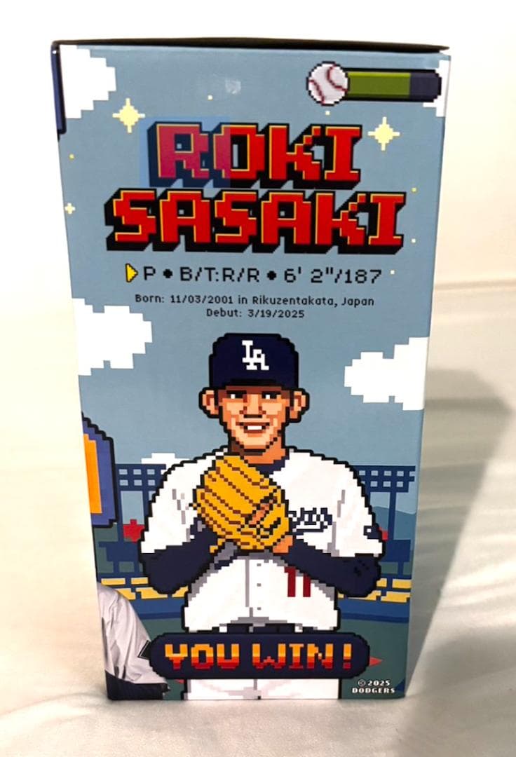 8/4来場者限定 ロサンゼルス ドジャース 佐々木朗希 ボブルヘッド