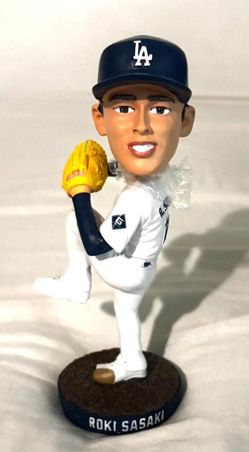8/4来場者限定 ロサンゼルス ドジャース 佐々木朗希 ボブルヘッド