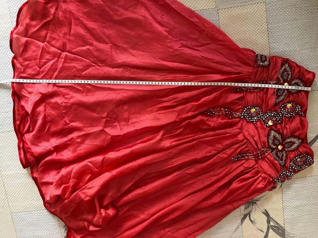 ベリーダンス　オリエンタル　衣装　赤色